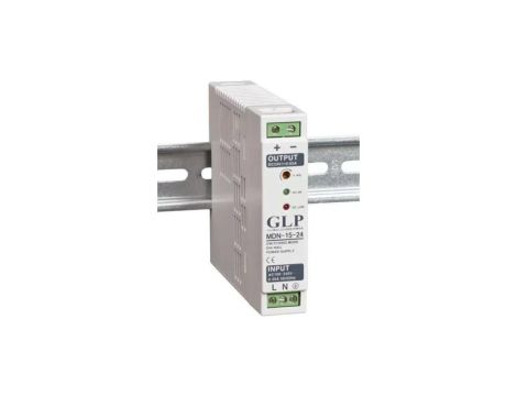 GLP Zasilacz led na szynę DIN 15W 24V DC 0,65A MDN-15-24 1szt MDN-15-24
