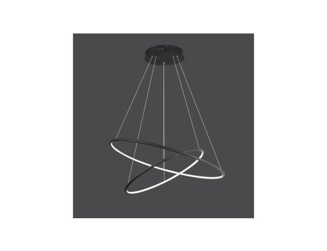 Lampa LED Saturn 75W 3000K fi60+fi80cm x 120cm wisząca (świeci do wewnątrz) 2100lm
