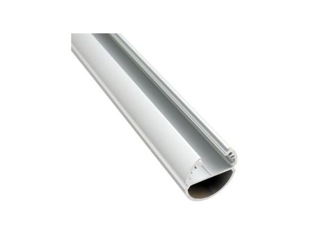 Profil LED Oval 1m anodowany drążek meblowy do szafy na wieszaki z możliwością zamontowania led (C)) 92020020