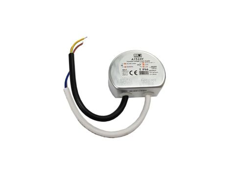 Zasilacz 15W 24V DC 0,63A A1524Y IP66 do puszki fi 60, dopuszkowy
