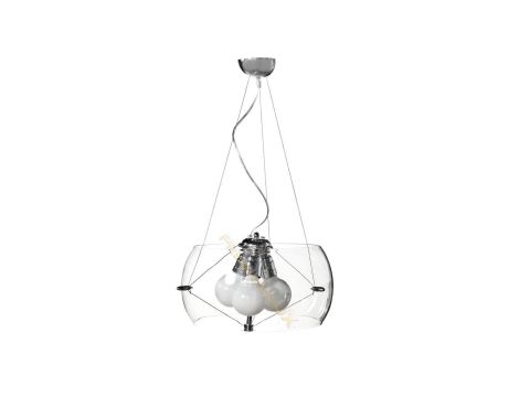 Lampa LIDIA fI400*H1500mm 3xE27 G95 TRAN Szkło + metal