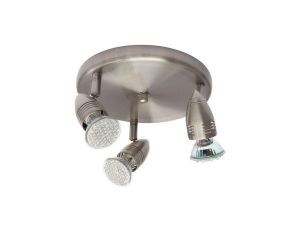 Kanlux oprawa ścienno-sufitowa MOLI EL-3O, chrom, potrójna, okrągła, regulowana