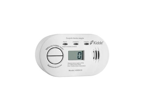 Kidde Czujnik tlenku węgla K5DCO z wyświetlaczem bateryjny