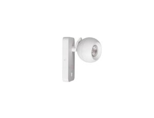 Kanlux kinkiet GALOBA W 1xGU10 W biały regulowany, włącznik w podstawie