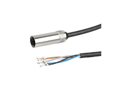 Kabel połączeniowy, 15 m, M12 żeński (gniazdo) 5-pinowy prosty, Końcówka wolna 5-pinowa, 5x0,34 mm, VKAEE290