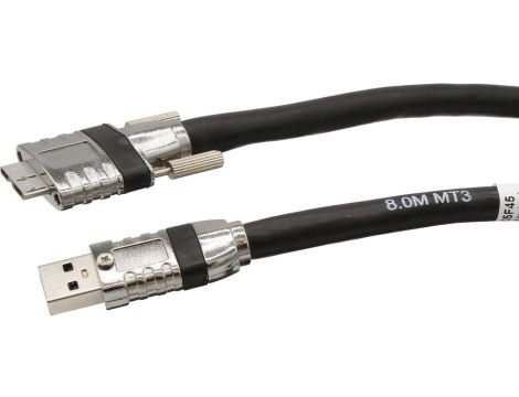 VK505F45 Kabel do programowania, 5 m, wtyczka USB-3.0-Micro-B 10-stykowa prosta, wtyczka USB-A 10-stykowa prosta, PVC