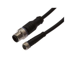 VK305F85 Kabel połączeniowy, 3 m, gniazdo M8 4-stykowe proste, wtyczka M12 4-stykowa prosta, PUR (poliuretan)