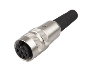 VK003045 Gniazdo kablowe, proste, połączenie lutowane, Ø3-6mm, 5A, 125V, gniazdo M16 7-pin, IP40