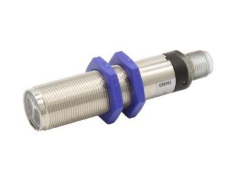 OT18E285 Czujnik optyczny, przełącznik chwilowy, M18, 10-30V DC, PNP antivalent, złącze wtykowe M12