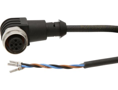 VKC00021 Kabel połączeniowy, 30 m, gniazdo M12 3-stykowe kątowe, wolny koniec kabla, PUR (poliuretan)