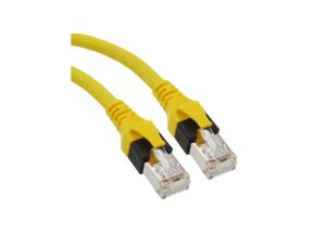 09474747123 Patch cord S/FTP 6 linka Cu PUR żółty 20m 26AWG Żyły: 8