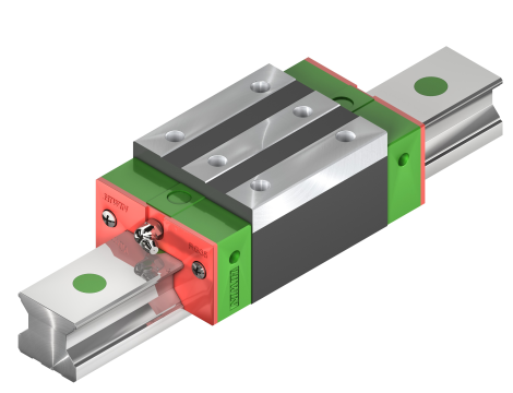 HIWIN - QRH45HA-ZA-H  - Wózek z obiegiem wałeczków, 45 x 86 x 187