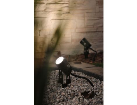 Reflektor ogrodowy Plug & Shine Spot 2W 150lm 3000K IP65 24V czarny / metal - 4