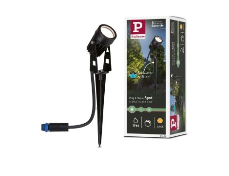 Reflektor ogrodowy Plug & Shine Spot 2W 150lm 3000K IP65 24V czarny / metal - 8