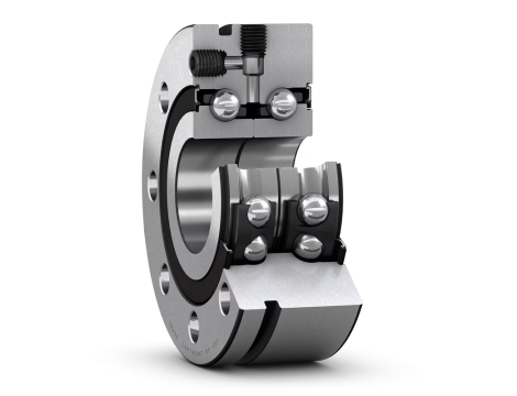 SKF - Łożysko skośne dwurzędowe, łożysko precyzyjne, BEAM 040115 C-2RSH 4 x 115.0 x 46.0