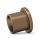 SKF - Tuleja spiekana z kołnierzem, PSMF 081212 A51 8.0 x 12.0 x 12.0