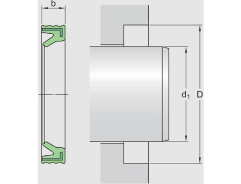 SKF - Uszczelnienie jednowargowe, G 12X16X3 12.0 x 16.0 x 3.0