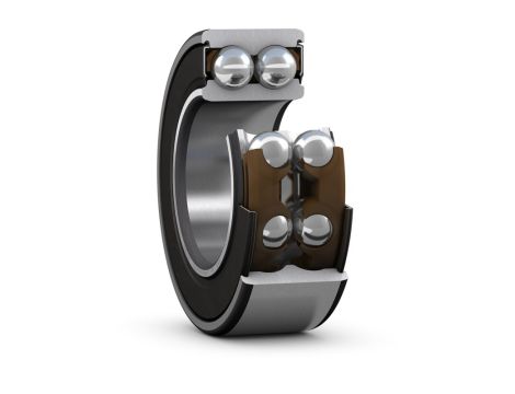 SKF - Łożysko skośne dwurzędowe, 3205 A-2RS1TN9/C3VT114 25.0 x 52.0 x 20.6