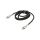 Kabel USB C wtyk z obu stron 1m czarny 100W CATJK-C01