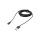Kabel Apple Lightning wtyk - USB A wtyk 2m czarny tekstylny CALYS-C01