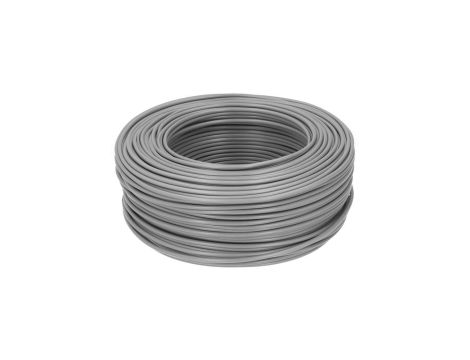 Kabel instalacyjny H07Z1-U 2,5mm2 jednożyłowy szary 450/750V bezhalogenowy B2ca drut Basoglu /100m/