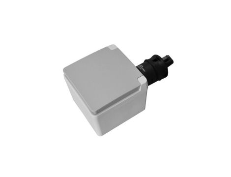 Gniazdo ścienne 1-drożne Ratio Electric IP55 AC16-07-1