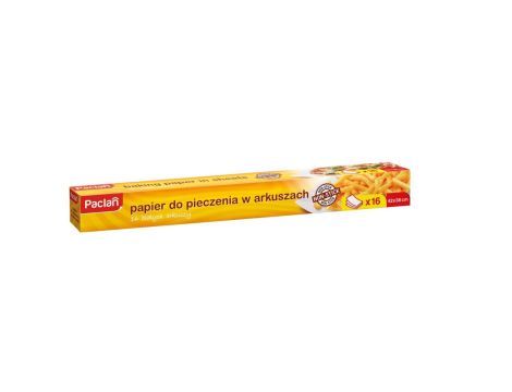 Papier do pieczenia w arkuszach Paclan 16 szt Biały