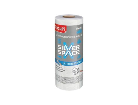 Ściereczka Silver Space na rolce Paclan 40 szt.