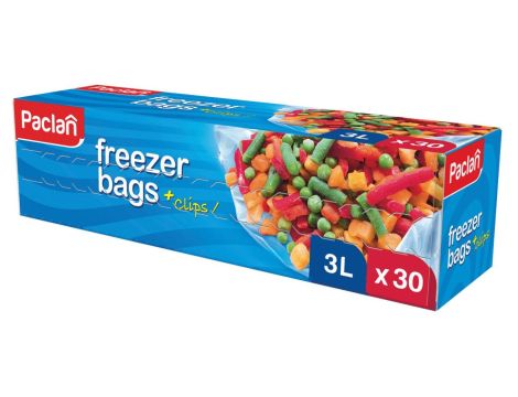 Woreczki do mrożenia Paclan 3L 30 szt