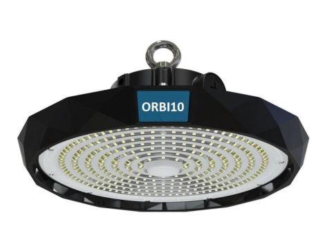 Oprawa High Bay ORBI10 120W 160W 200W 200lm/w CRI80 4500K 90stopni DIP-SWITCH IP65 DALI 5 lat gwarancji