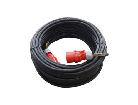 Przedłużacz budowlany siłowy H07RN-F 5x4 mm2 17052 IP44 CEE 32A 5P 400V 50m
