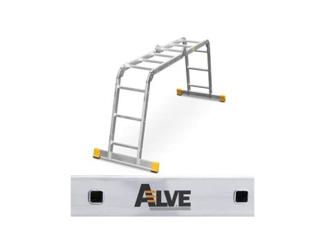 Drabina przegubowa podest ALVE 4x3 4410