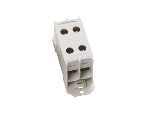Złączka kablowa podwójna 50mm2 szara