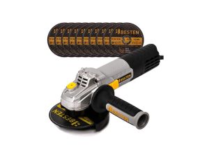 Szlifierka kątowa Diax kątówka 1300W Regulacja 125mm Soft Start 10x Tarcza BESTEN BE0002850