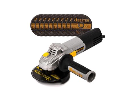 Szlifierka kątowa Diax kątówka 1300W Regulacja 125mm Soft Start 10x Tarcza BESTEN BE0002850