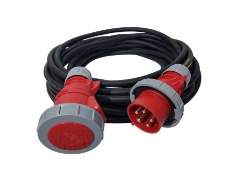 Przedłużacz budowlany siłowy H07RN-F 5x4 mm2 17483 IP67 CEE 32A 5P 400V 20m