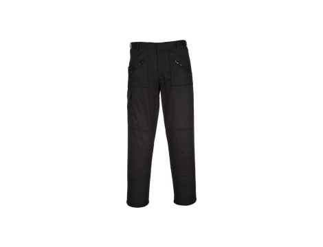 Spodnie ochronne do pasa, czarne, bojówki s887bks short 44