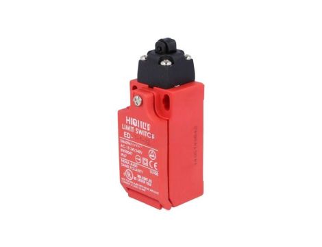 Wyłącznik krańcowy rolka z tworzywa Ø9,3mm NO + NC 5A PG13,5 ED-1-1-32