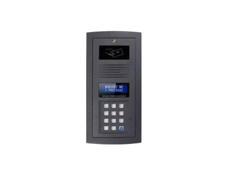 Panel OP-SL255R-G Optima - audio, klawiatura, czytnik RFID 125kHz, system wielowejściowy - SLAVE, kolor grafit