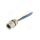Złącze M8 żeńskie PIN 4 3A 60V IP67 Nano-Change proste 300mm 1200310049