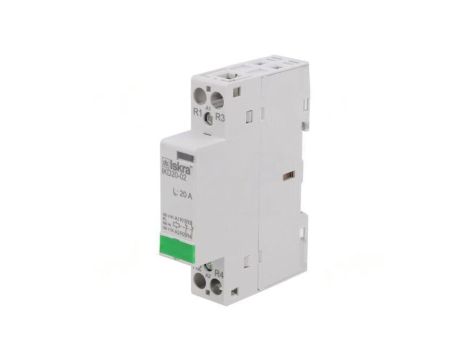 Stycznik 2-biegunowy instalacyjny 20A 230VAC,220VDC NC x2 30.046.012