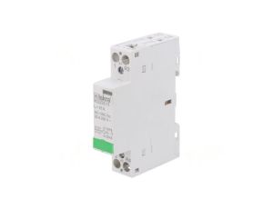 Stycznik 2-biegunowy instalacyjny 25A 24VAC,24VDC NC + NO 30.046.865