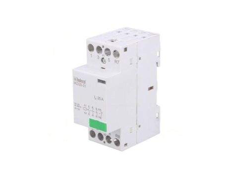 Stycznik 4-biegunowy instalacyjny 25A 24VAC,24VDC NC + NO x3 30.046.032