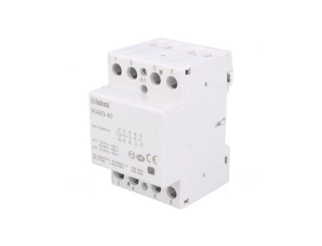 Stycznik 4-biegunowy instalacyjny 63A 230VAC NO x4 IKA 30.045.522