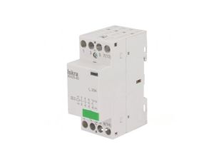 Stycznik 4-biegunowy instalacyjny 25A 230VAC NO x4 IKA 30.046.007