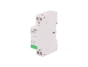 Stycznik 1-biegunowy instalacyjny 20A 24VAC,24VDC NO IKD 30.046.590