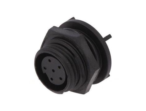Złącze okrągłe gniazdo żeńskie PIN: 6 125V Buccaneer 400 IP68 PX0413/06S/PC
