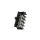 Listwa zaciskowa czteropolowa typu Zgx 4x35mm2 czarna GEP-00170