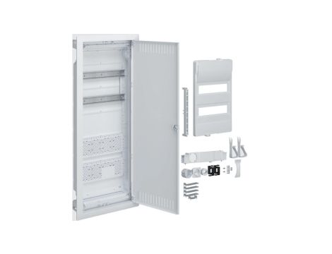 Rozdzielnica hybrydowa podtynkowa VOLTA 2x12 modułów IP30 880,5x348x94,5mm drzwi pełne HAGER