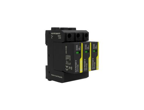 Ogranicznik przepięć PV typ 2 40kA SLP-PV1500 V/Y do 1500V DC szyna DIN warystorowy ochronnik przepięciowy fotowoltaiczny